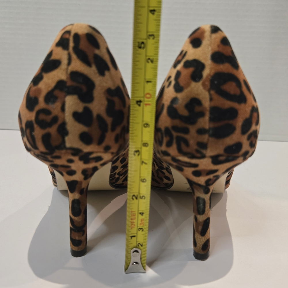 Karen Scott Leopard Print Women's Heels - Picture 5 of 7